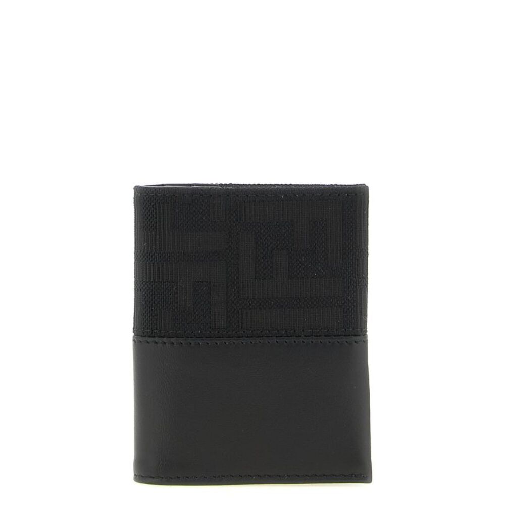 Fendi Men Ff Jacquard Cardholder